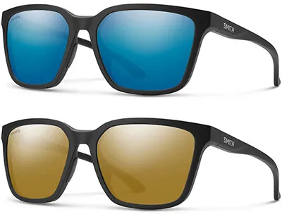 Smith Optics Shoutout Polarized ChromaPop Matte Black Square Sport Sunglasses • $69.99