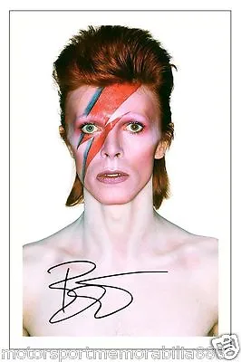 David Bowie Signed 6x4 Photo Print Autograph Blackstar Ziggy Stardust • $5