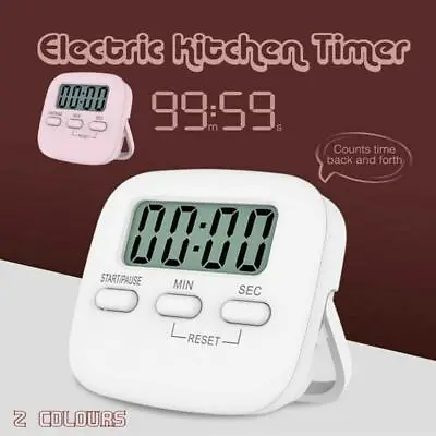 Magnetic Digital Kitchen Cooking Timer 99 Minute Egg Count Down With LCD Display • $7.35