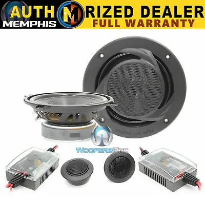 MEMPHIS PRS5v2 5.25  PRO CAR AUDIO PEI DOME TWEETERS COMPONENT SPEAKERS NEW • $89.99