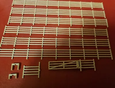 £4.95 • Buy Railway 00 Gauge LINESIDE FENCING 3D Printed In Wood PLA FREE DELIVERY