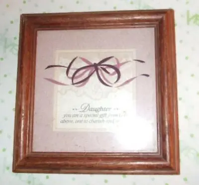 $98 SET .925 Bracelet 2 1/2 X 2 1/2 DAUGHTER GROW TO FRIEND GIFT FROM GOD FRAME • $84.93