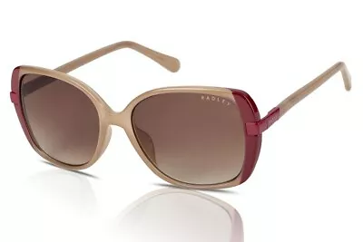 Radley Women's Sunglasses Morwenna 103 Beige And Red Frame • £34.99