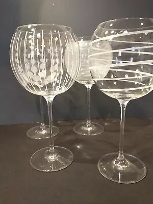 Mikasa Cheers Balloon Wine Glasses Set 4 1736  Cl • $39