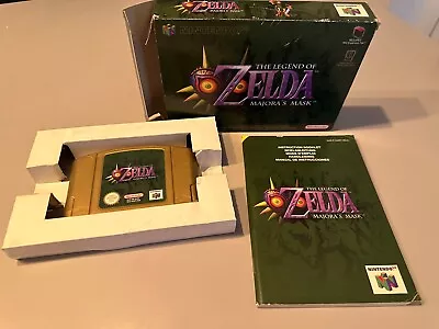 The Legend Of Zelda: Majora's Mask (Nintendo 64) - Complete In Box - UK PAL • £104.99