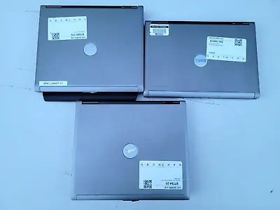 Set Of 3 Dell Latitude Laptops D420 D410 (2) Core 2 Duo Pentium M No HDDs • $29.99