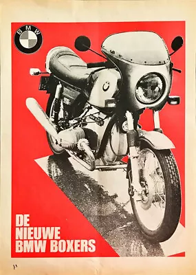 De Nieuwe BMW Boxers Vintage Motorcycle Poster • $18