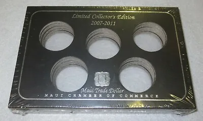 ☆ LOT Of 10 Series 4 MAUI TRADE DOLLARS 5 Coin Set Holders Only 2007 - 2011 • $15