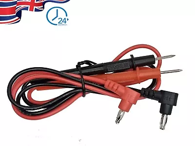 Multimeter Banana Plug Test Probe Cable Leads • £1.49