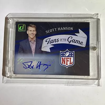 $50 • Buy 2022 NFL Donruss Fans Of The Game Scott Hanson Auto