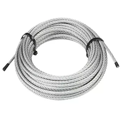 T-316 Grade 1 X 19 Stainless Steel Cable Wire Rope 1/8  - 50 Ft • $18.71