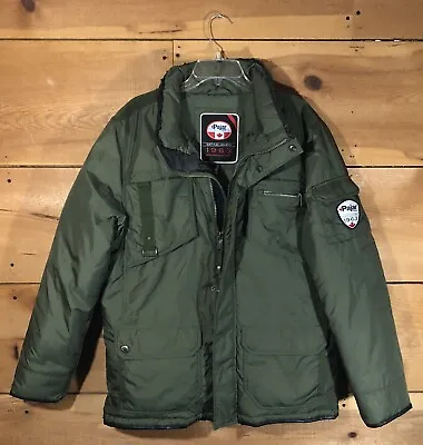 Pajar Goose Down Parka Overcoat Jacket Coat Mens Size Medium Insulated Green • $175.99