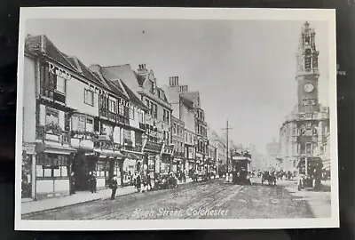 Photo Postcard Of Old Colchester Highstreet Essex Local History • £3.50