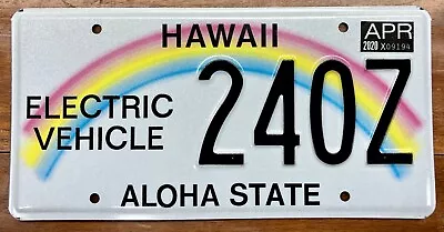 Beautiful Cool Unique 2020 Hawaii 240 Z Rainbow License Plate Datsun Nissan • $29.95