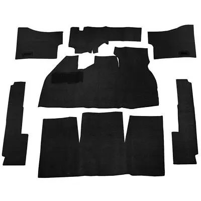 Empi 3073 Black 7 Piece Carpet Kit Vw Bug / Beetle 1958-1968 With Foot Rest • $179.95