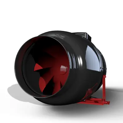 Black Orchid Silent Acoustic Hybrid Flo Stealth Fan Hydroponics • £253.45