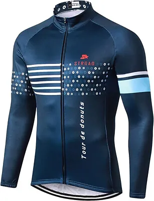 Large -Strgao Men's Cycling Winter Thermal Jacket Windproof Long Sleeves • $29