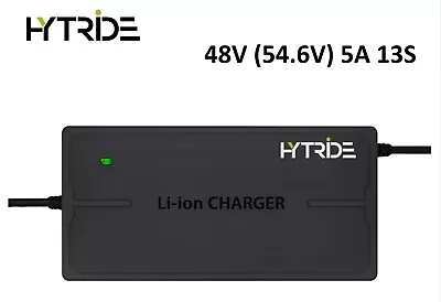 HT 48V (54.6V) 5A Fast Battery Charger 13S 5 Amp Li-ion E-bike Electric Bicycle • £37.99