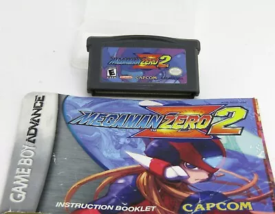 Nintendo Game Boy Advance Mega Man Zero 2 Game In Clear Case And Manual. • $50