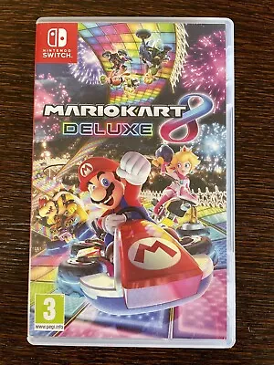 Mario Kart 8 Deluxe (Nintendo Switch 2017) - NM Cond - UK -FAST DISPATCH • £29.99