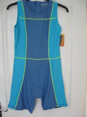   Tri Suit NWT Padded  Crotch In Blues  Size 18  UVF 50+ Mountain Warehouse NEW  • $18.68