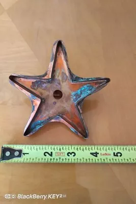 Michael Bonne Copper Cookie Cutter  Flatback Handle Star • $75