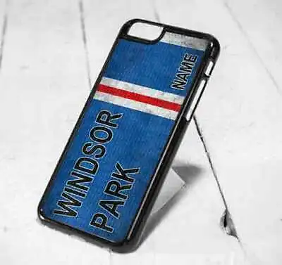 Linfield Personalised Phone Case - Bar Scarf Style - Hard Plastic Case • £7.95