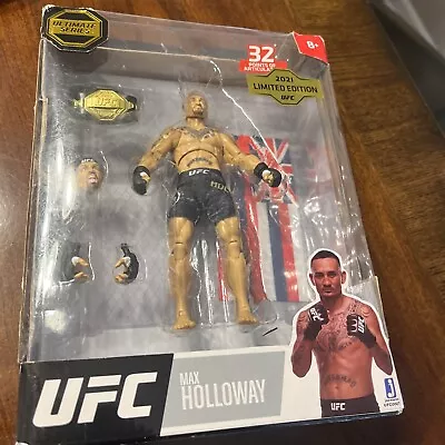 Max Holloway UFC 2021 Limited Edition 6  Action Figure Jazwares ULTIMATE SERIES • $17.99