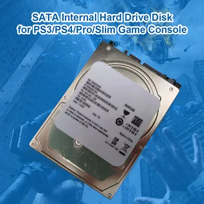 $33.54 • Buy For PS3/PS4/Pro/Slim Game Console SATA Internal Hard Drive Disk (500GB)