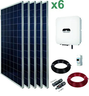 Complete Package Solar System 3KW Photovoltaic Huawei Inverter Solar Panel 500W • £1703.78