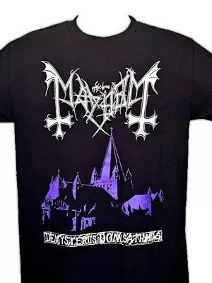 MAYHEM - DE MYSTERIIES DOM SATHANAS - NEW Band Merch Black T-shirt • $20.99