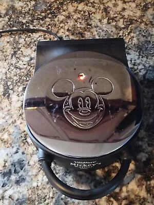 Disney's MICKEY MOUSE: MICKEY'S WAFFLER Single Waffle Maker By Villaware (Read) • $24.99