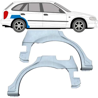 For Mazda 323F 1998-2004 Wheel Run Repair Sheet Metal Fenders Pair • $73.57