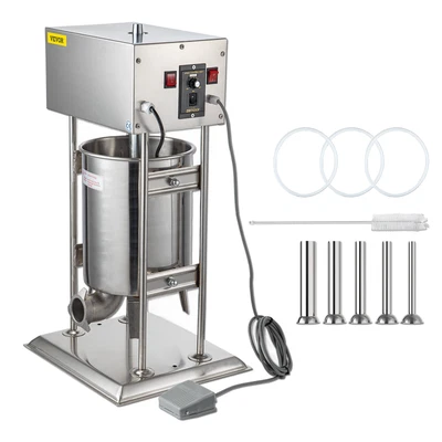 $655.99 • Buy VEVOR 15L Electric Sausage Filler Stuffer Commercial Meat Filler Salami Maker