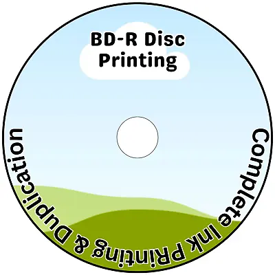 £3.89 • Buy Personalised Custom Printed 25GB 130min Blu Ray BD-R Disc Printing Blank Discs 
