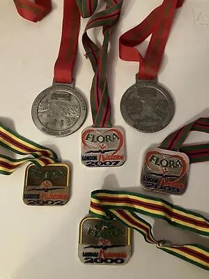 6 London Marathon Official Medals 2000 2002 2007 2009 2014 2015 • £80