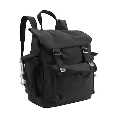 £19.99 • Buy Canvas Bag Vintage Army Military Style Rucksack Work Tool Pocket Sack Backpack