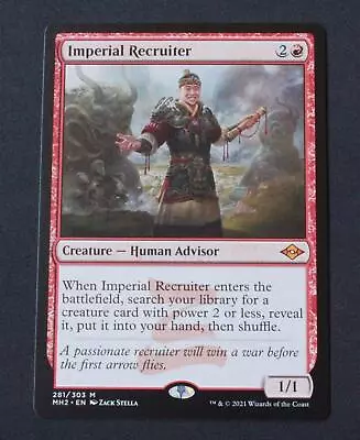 MTG Modern Horizons 2 (MH2) Mythic Imperial Recruiter 281 NM • $5.99