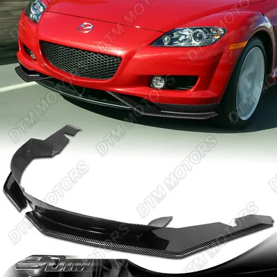For 04-08 Mazda RX8 Carbon Painted MS-Style Front Bumper Lip Body Kit Spoiler • $181.71