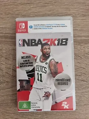 NBA 2K18 (Nintendo Switch Game) - Free Postage • $17.50