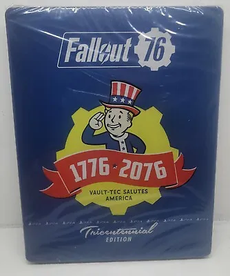 SEALED PS4 Playstation 4 Game Fallout 76 PS4 Tricentennial Steelbook Edition  • $85