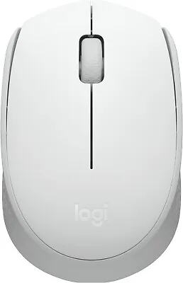 Logitech M171 Wireless Mouse 2.5GHz With USB Mini Receiver - Off White • £12.99