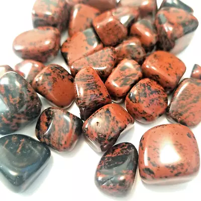 1/4 Lb Tumbled Mahogany Obsidian Crystal Gemstones Stones Minerals • $11.99