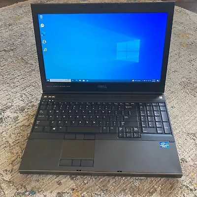 Dell Precision M4700 Intel I7 Quad 3630QM 16GB 500GB SSD Win 10 Pro AMD M4000 • $275