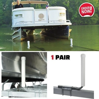 $149.58 • Buy Pontoon Post Guide On Heavy Duty PVC Steel Frame Support Kit Marine Boat Trailer