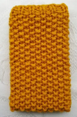 MOBILE PHONE COVER SOCK POUCH GOLD MUSTARD IPHONE SAMSUNG LG HUAWEI ETC GIFT • £4.44