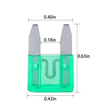 20/50/100/200PCS Motorcycle Car 30 Amp Mini Blade Fuse For Auto ATM APM Fuse • $4.99