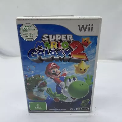 Super Mario Galaxy 2 For The Nintendo Wii/Wii U - AUS/PAL/Complete/Bonus DVD 🐙 • $49.95