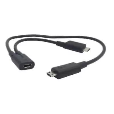 Chenyang Micro USB Female 1 To 2 Micro USB Male Splitter Extension Charge Cable • $11.83