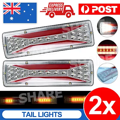 $17.95 • Buy 2x LED Trailer Lights Tail Lamp Stop Brake Dynamic Indicator 12V Taillight Lamp